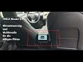 Tesla Model 3 / Y Klimasteuerung und Multimedia für die Rückbank, Einbau