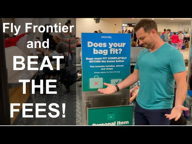 Pack Smart, Pack Light: Frontier's Personal Item Size and What You Nee