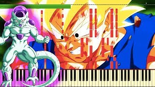 Goku Turns Super Saiyan For The First Time !! - Dragon Ball Z OST (Piano Tutorial) [Synthesia] chords