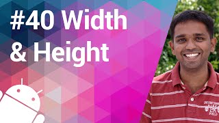 Android Tutorial 40 - Width and Height Attributes screenshot 1