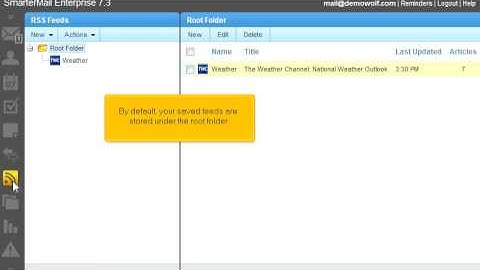 SmarterMail - 09 - Read RSS