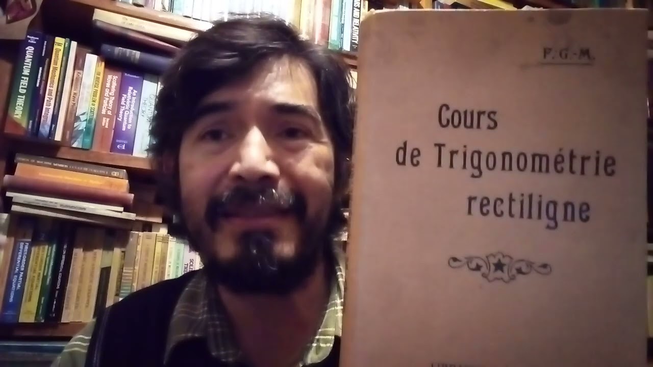 tres libros de trigonometría...