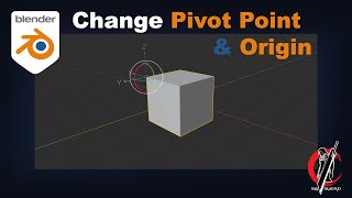 Change Pivot Point or Origin of an Object : Blender