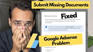 How To Solve Google Adsense Submit Missing Document