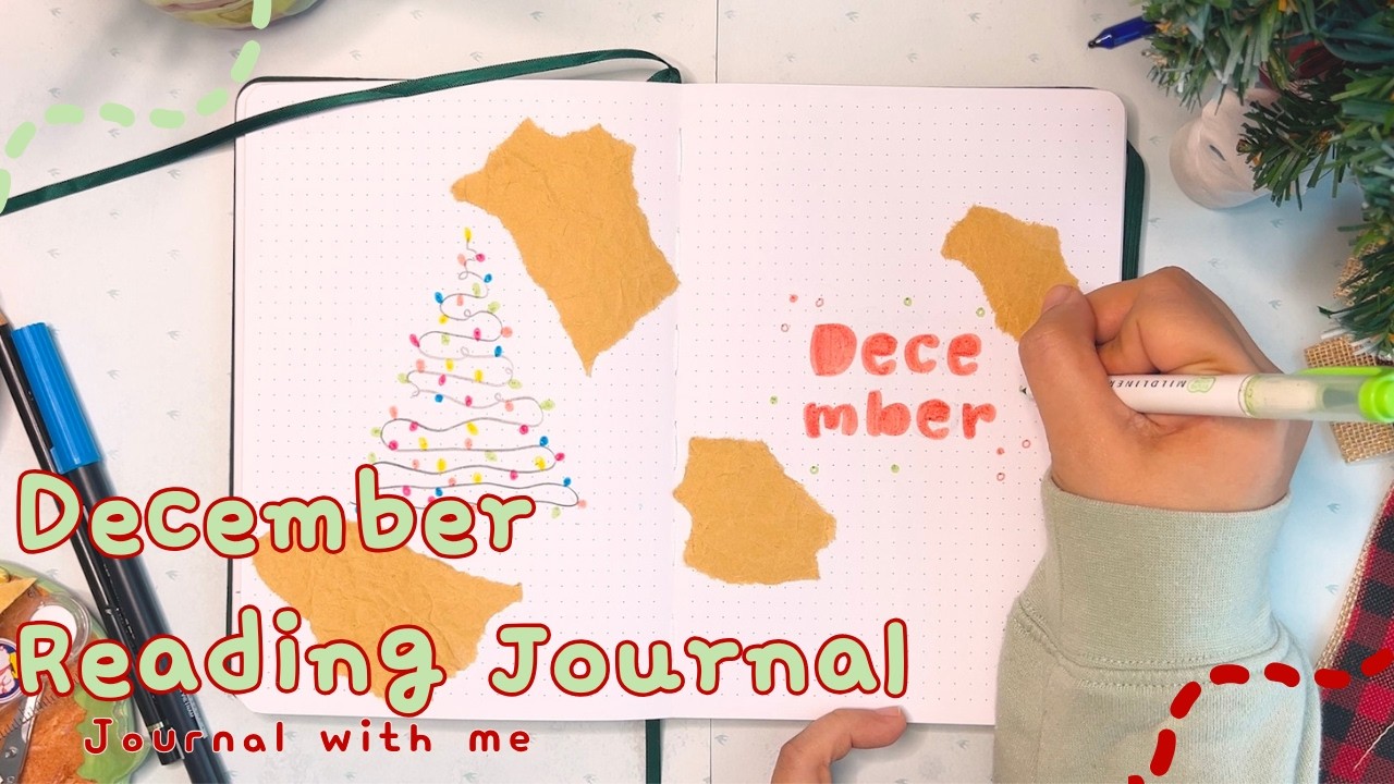 My December Reading Journal Setup | Journal with me