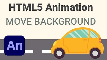 ADOBE ANIMATE CC 2022 TUTORIAL - MOVING BACKGROUND - HTML5