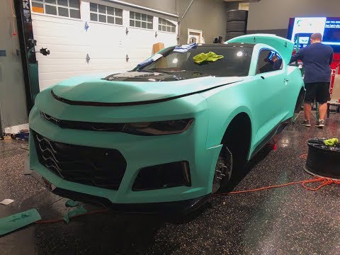 Got my 2017 ZL1 Wrapped Tiffany Blue!!!