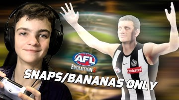 SNAPS + BANANAS ONLY CHALLENGE! (AFL Evolution 2)