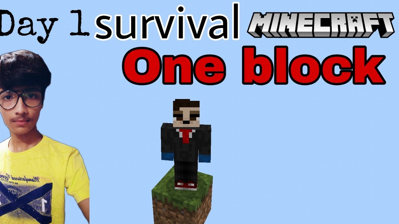 Day 1 In One Block Episode In Minecraft In Hindi YouTube day-1-in-one-block-episode-in-minecraft-in-hindi-youtube