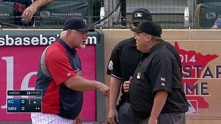 KC@MIN: Gardenhire ejected after arguing strike call