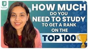 How much do you need to study to get a rank on the Top 100 #aiapget #ayuscholar #bams