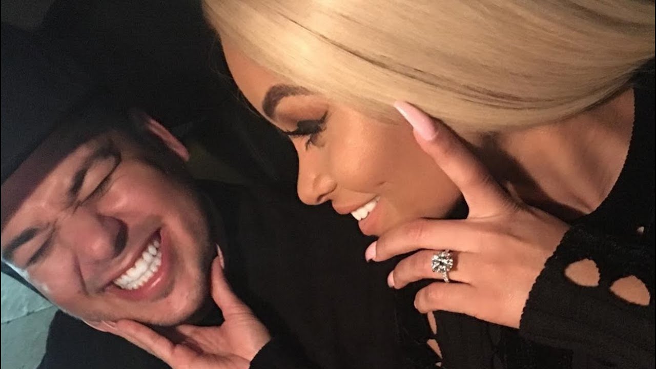 Blac Chyna Announces Engagement To Rob Kardashian Full Video From Snapchat Youtube