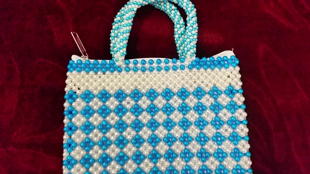 How to Make Crystal Bag/ Beads Bag /Tutorial Video.New Design | nomi.namita  crafts| - YouTube