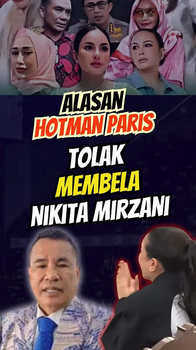 Geger! Hotman Paris Tolak Jadi Kuasa Hukum Nikita Mirzani 😱 | Ada Apa ?