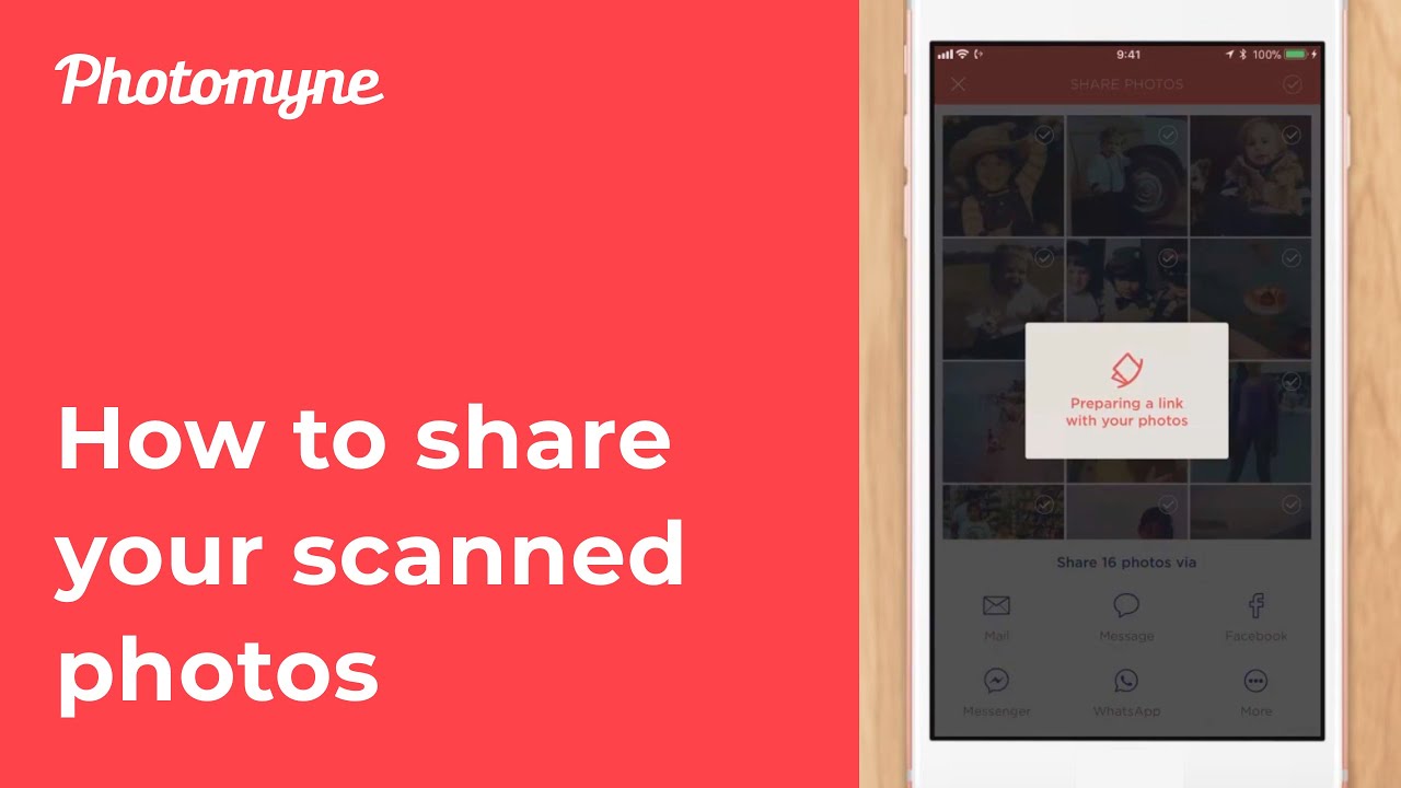 How to share your scanned photos [iOS TUTORIAL] YouTube