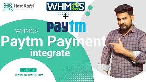 whmcs payment gateway integration Paytm payment Bank | Host Rafel