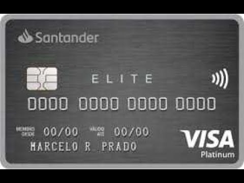 💥💳 CHEGOU! Meu Cartão Santander Crédito Santander Elite Platinum Alta Renda … Maravilha!!!!!💳💥