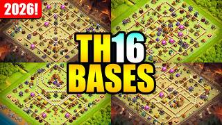NEW BEST TH16 Base Layouts 2026! | Clashiversary Edition + Links (clash of clans) screenshot 1