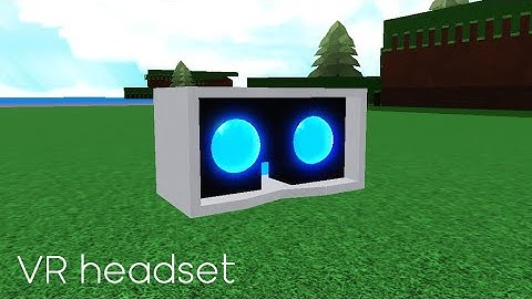 Easy VR headset with real lenses tutorial babft ROBLOX