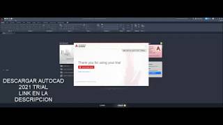 Descargar Autocad 2021 Trial - Link Directo, 1 solo link OFICIAL