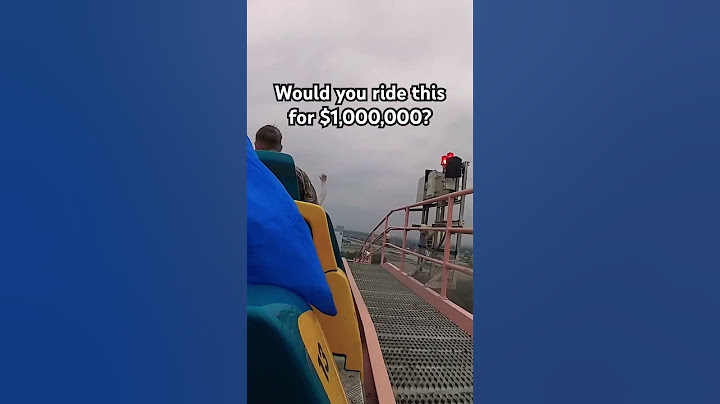 ⚠️WOULD YOU RIDE THIS ROLLER COASTER FOR $1,000,000? ⁉️ #rollercoaster