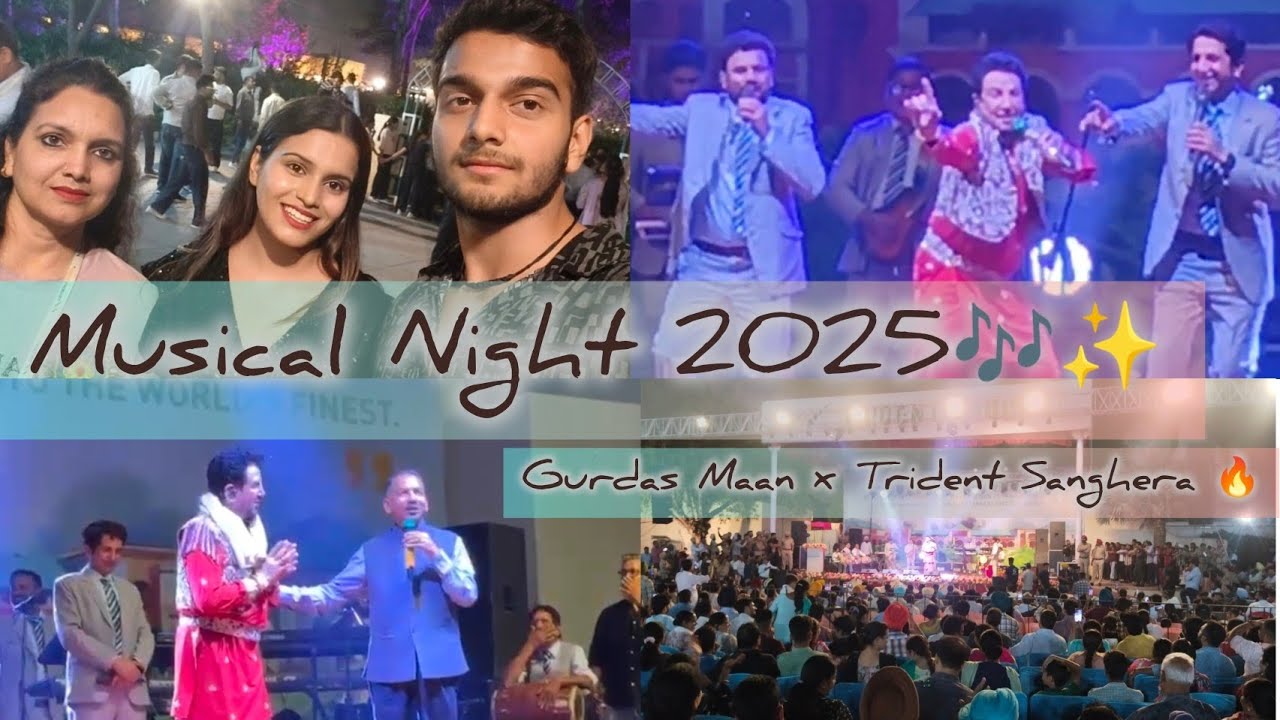 Legend Gurdas Maan Live 2025 🔥 | Trident Sanghera Barnala Musical Night Highlights 🎤✨#diwalispecial