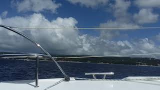Эффект живого присутствия. Карибское море, возле Барбадоса. Caribbean Sea, #Barbados. Звуки ветра!
