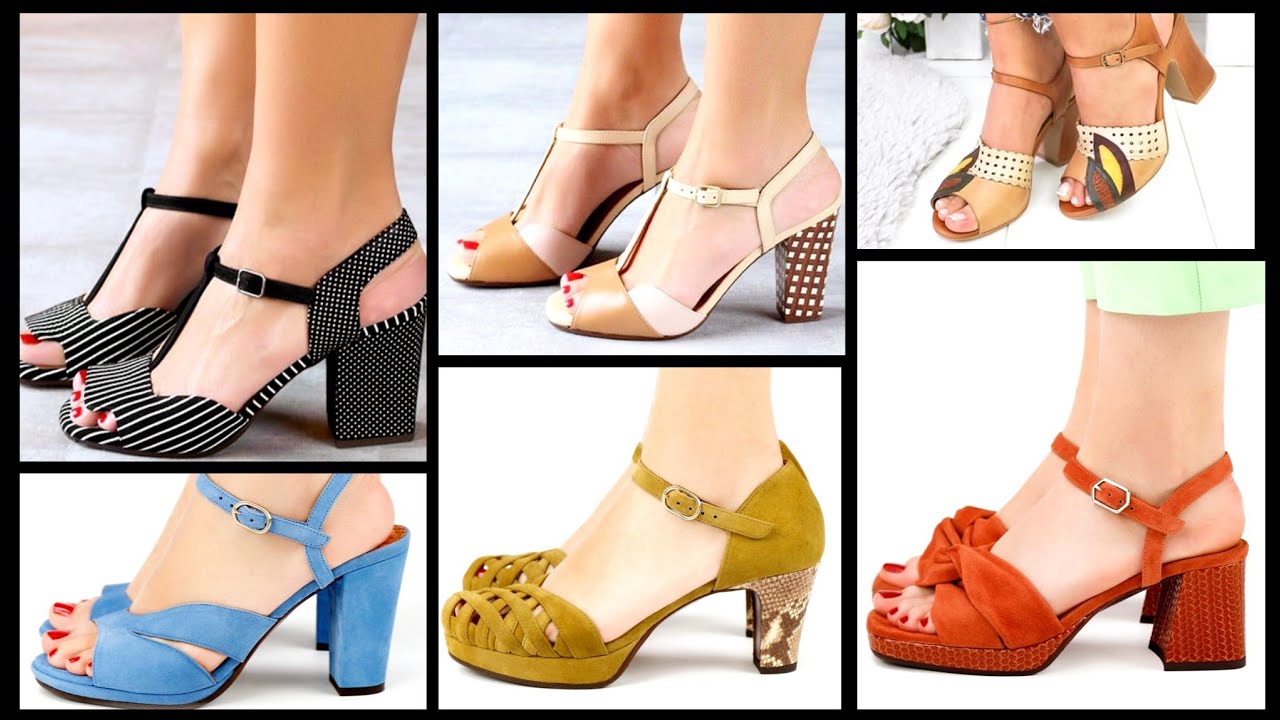 Ultra modern stylish and stunning block heel summer sandals - YouTube