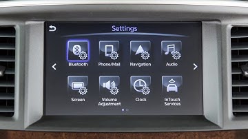 2018 INFINITI QX80 - Navigation Settings