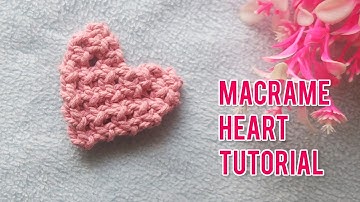 Macrame Heart Tutorial | How to make Macrame Heart | Macrame Heart Magnet | Valentines Special