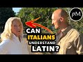 American speaks latin with italians at the park  will they understand