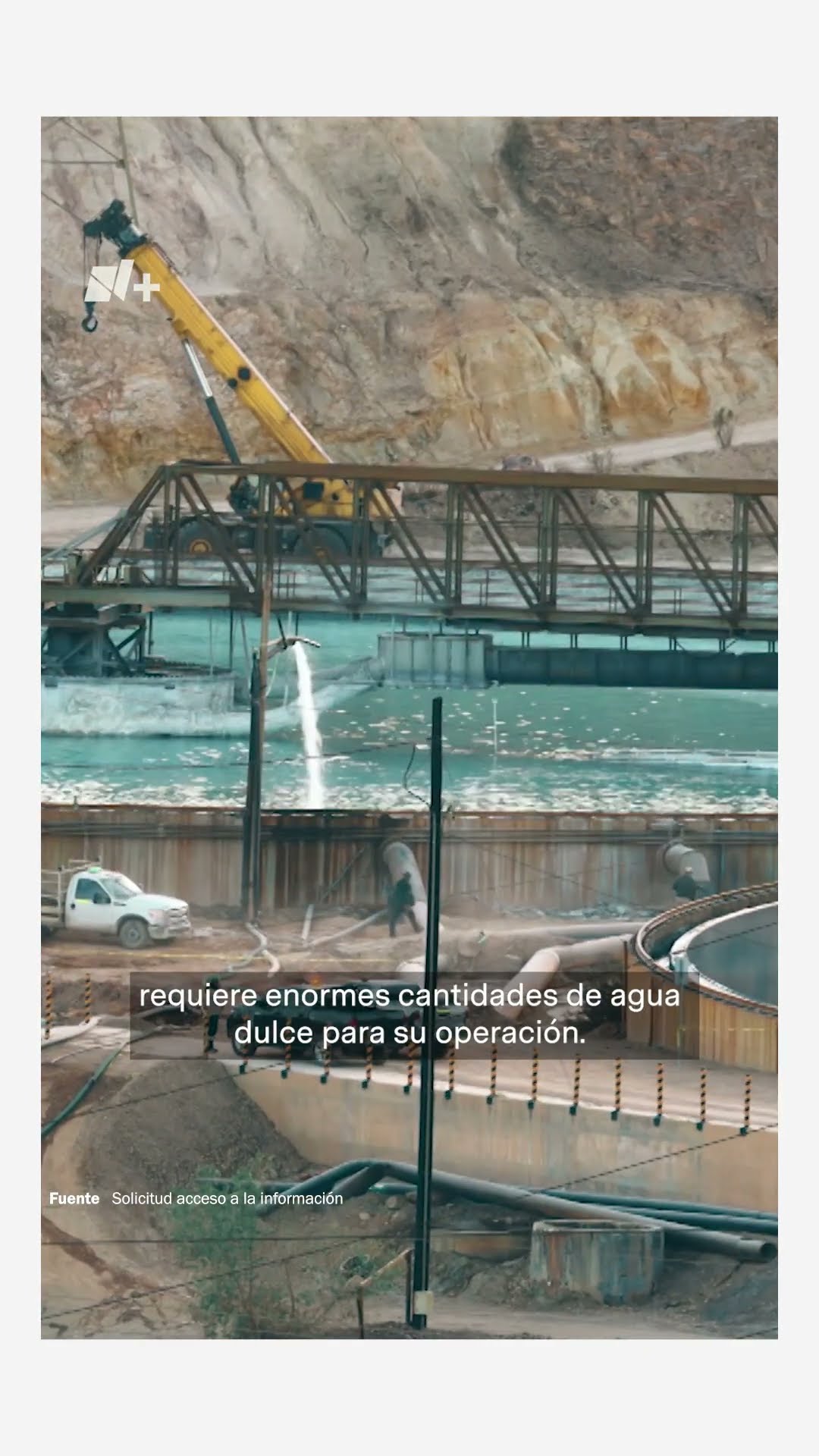 Grupo México agota con impunidad pozos de agua en Sonora #nmas #shorts #agua #sonora
