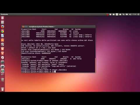 Video: Come Formattare Una Chiavetta Ubuntu