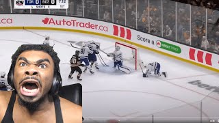 American NOOB Reacts to Maple Leafs vs. Bruins GAME 7