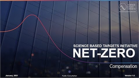 SBTi Net-Zero Public Consultation Explainers: Compensation
