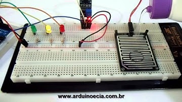 Como usar o sensor de chuva com Arduino