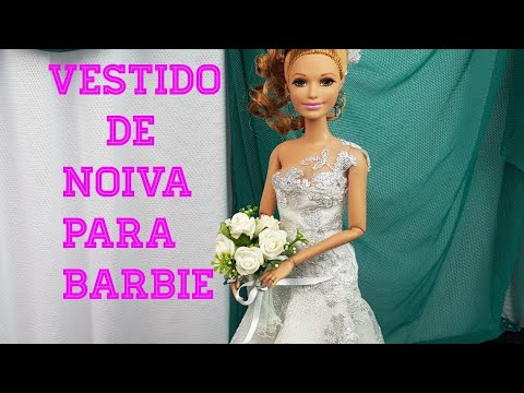 vestido noiva barbie