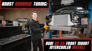 How To Install CTS Front Mount Intercooler  Audi B9 S5 3.0t