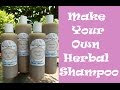 Make Your Own Herbal Shampoo