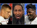 Antonio Brown, not Rob Gronkowski, should be the Bucs' priority to re-sign - Stephen A. | First Take