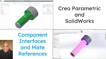 SolidWorks - Creo Parametric Comparison - Component Interfaces / Mate References
