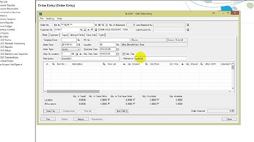 How to create a quote in Sage Accpac