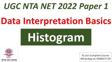 Data Interpretation Basics | Histogram | UGC NET 2022 Paper 1