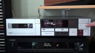 Akai HX-M670W Stereo Doble Cassette Deck me control de lógica mecanismo de cassette 