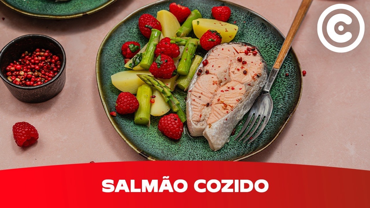 Salmão Cozido: Nutritivo e saboroso