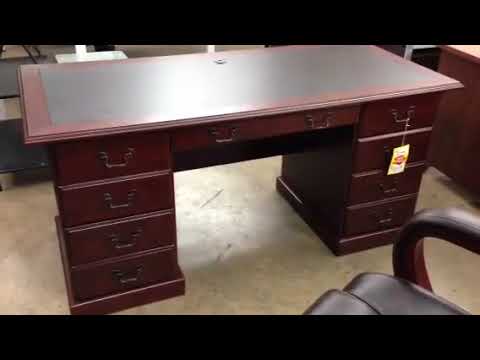 Sauder Heritage Hill Executive Desk Outlet Sale In Miami Youtube