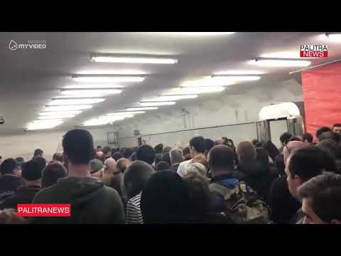 კადრები უკომენტაროდ - მეტროსადგურ \u0026quot;ვარკეთილის\u0026quot; შესასვლელი დილის 8 საათზე