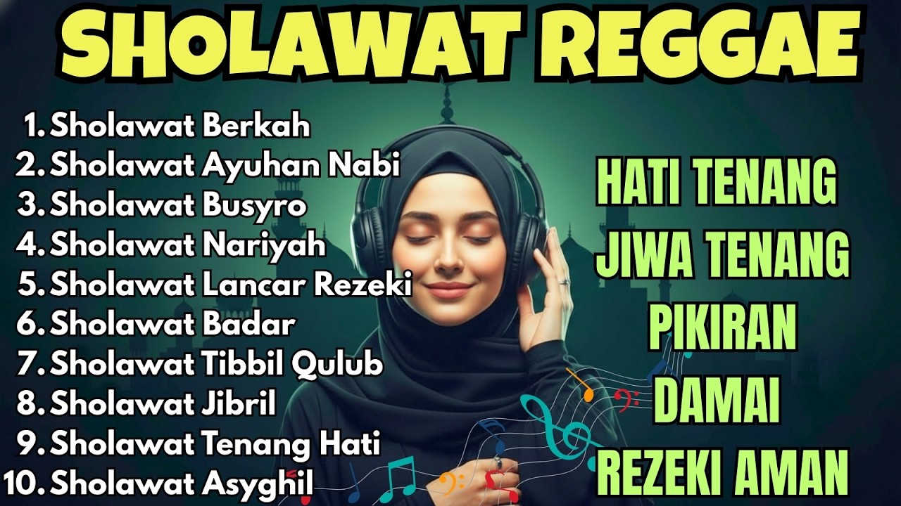 🎶 Sholawat Reggae Easy Listening Terbaru | Bikin Adem 🎧