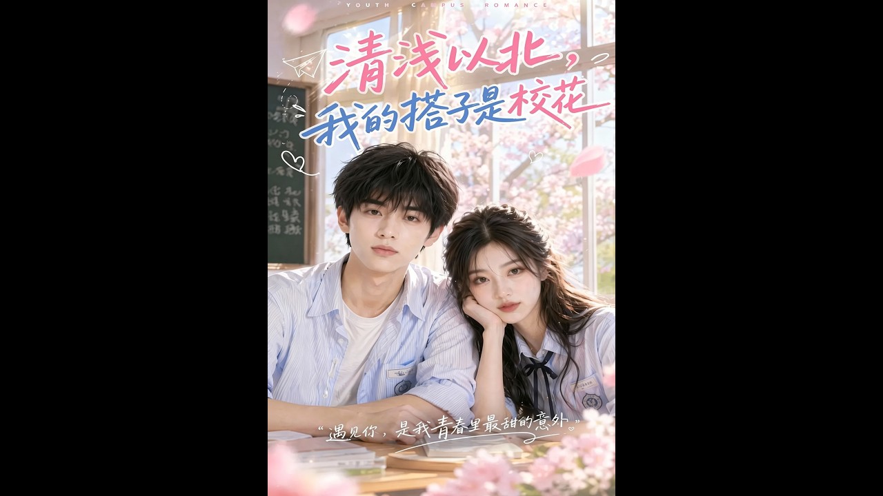 【一口气看完】《清浅以北，我的搭子是校花》#短剧 #AI短剧 #逆袭 #drama #爽剧 #鲨鱼先生