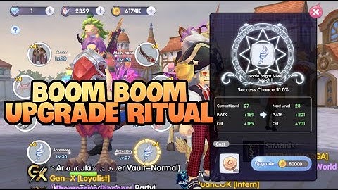 BOOM BOOM UPGRADE RITUAL | RAGNAROK X: NEXT GENERATION